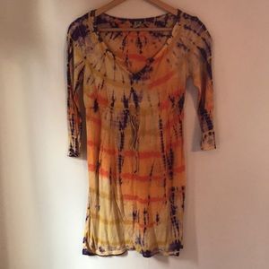 Tie dye Lucky Brand medium dress